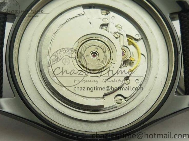 MIROTIME 0125 HighQuality Mark XVIII LAUREUS IW324703 Black Ceramic MKF Best Edition On Black Nylon Strap A 7218